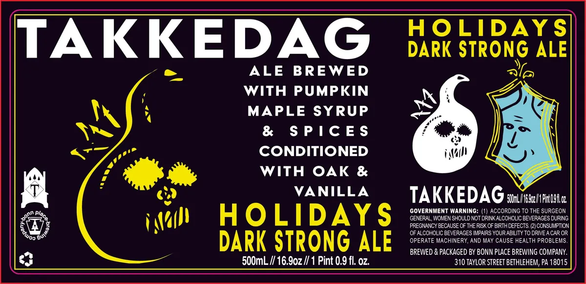 Takkedag label