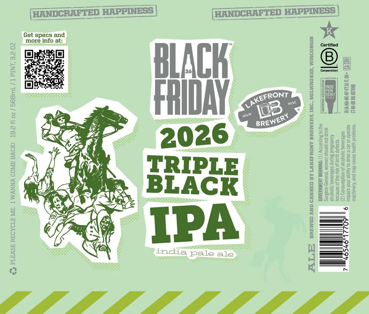 Black Friday 2026 Triple Black IPA label