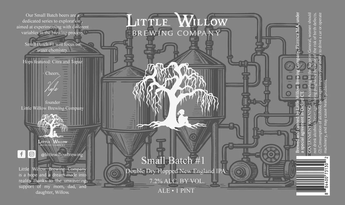 Small Batch #1 label