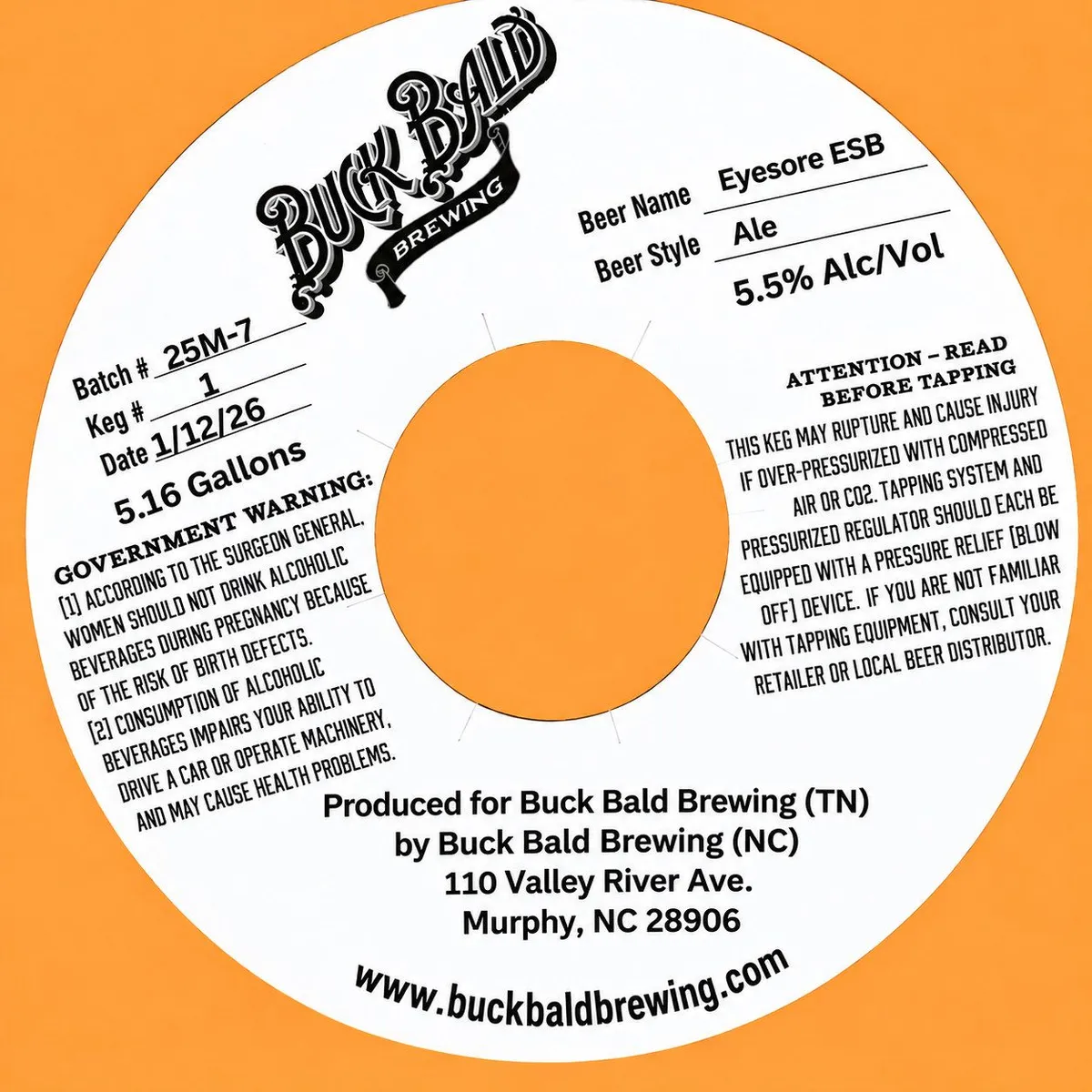 Eyesore ESB label