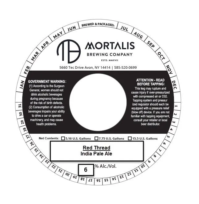 Red Thread label