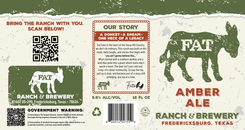 Amber Ale label