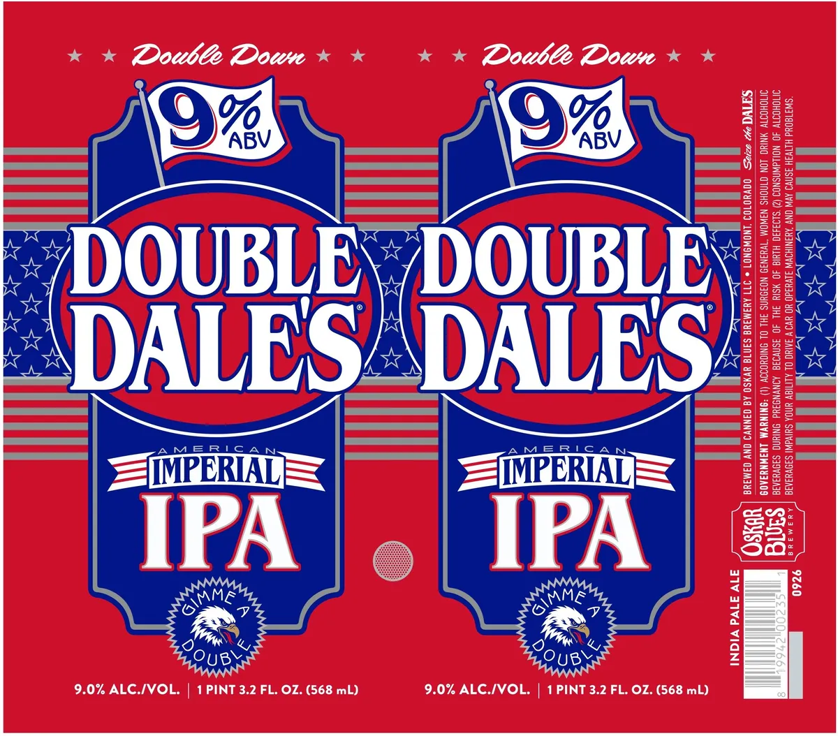 Double Dale's label
