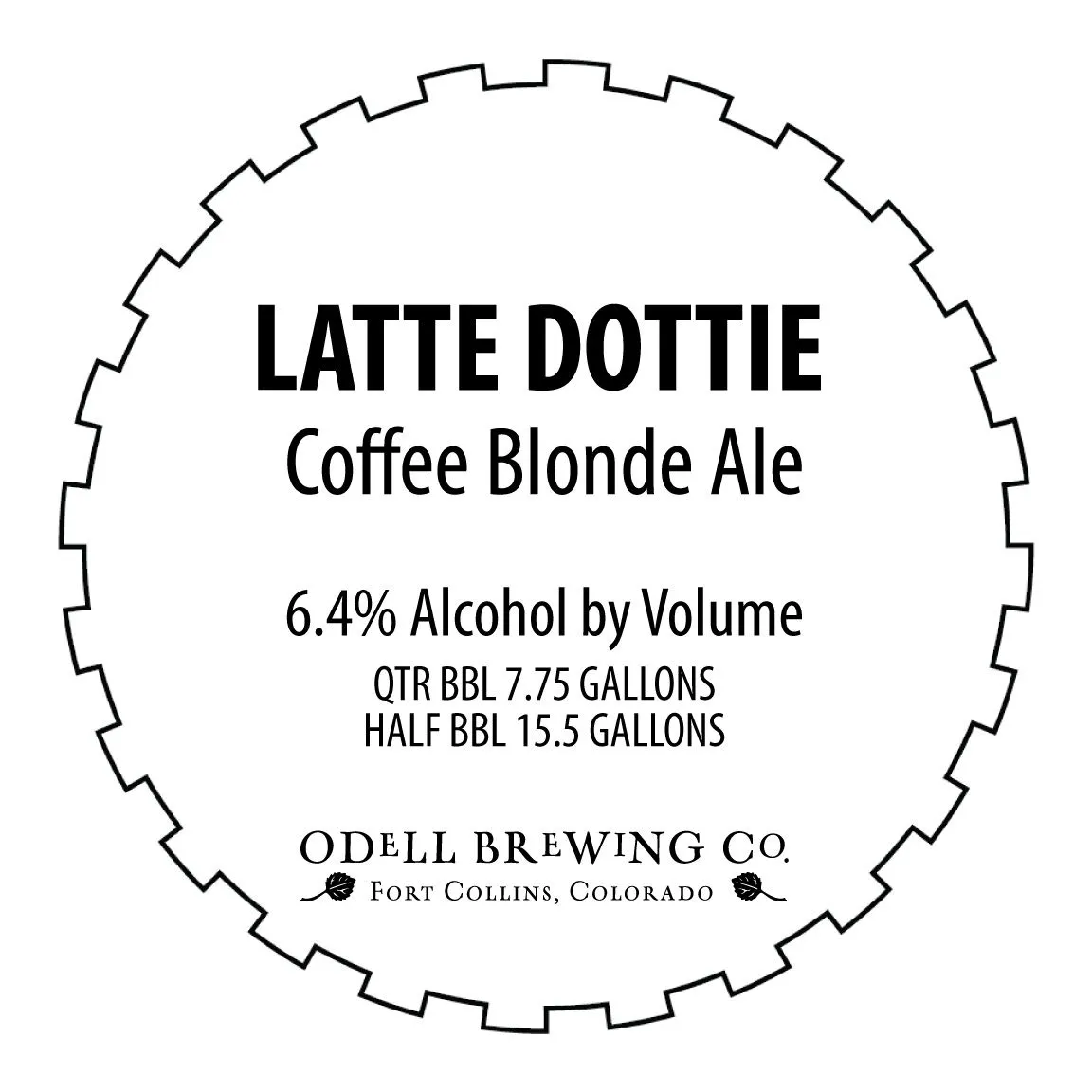 Latte Dottie label