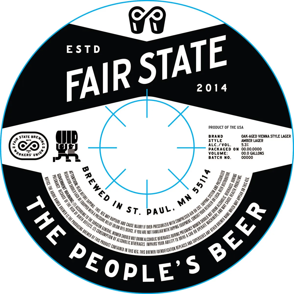 Oak-Aged Vienna Style Lager label