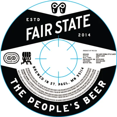 Fair State Oak-Aged Vienna Style Lager label
