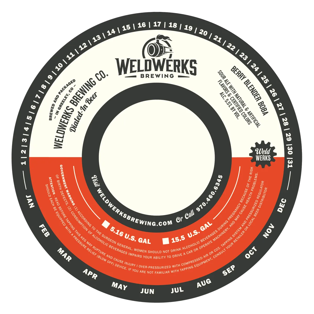Berry Blender Boba label art — WELDWERKS