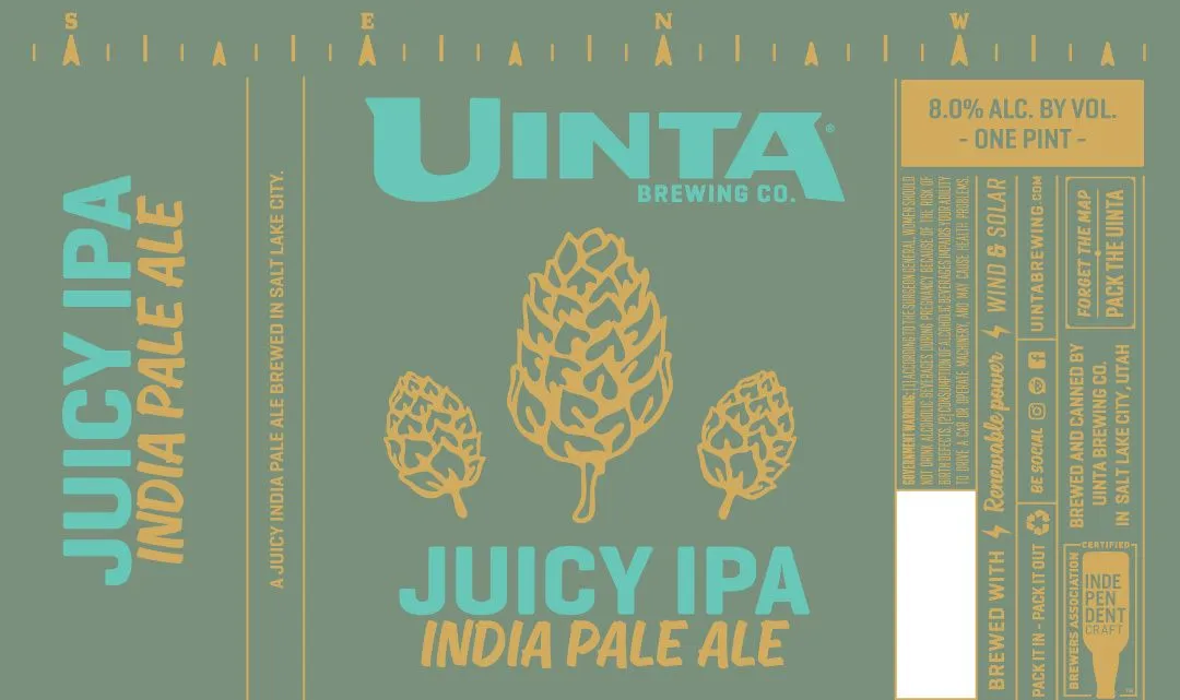Juicy IPA label