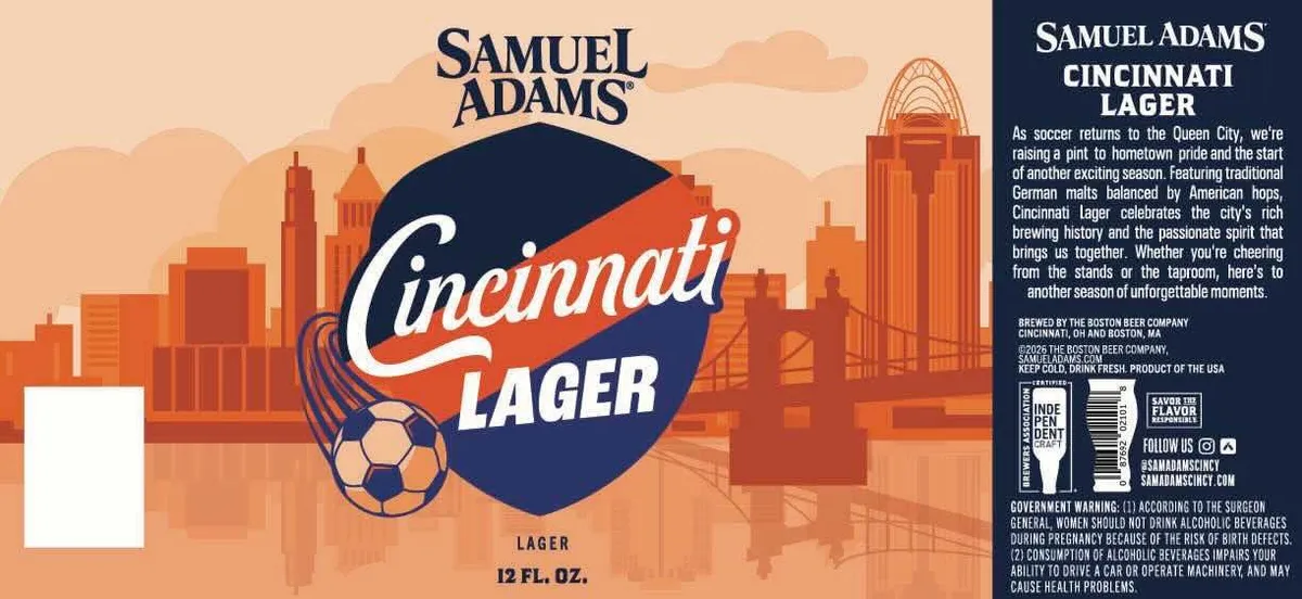 Cincinnati Lager label
