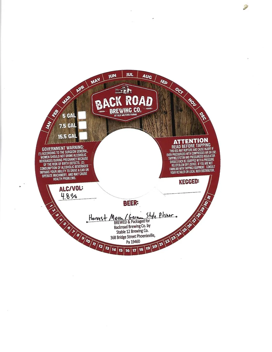 Harvest Moon label