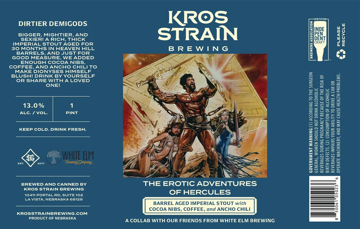 The Erotic Adventures of Hercules label
