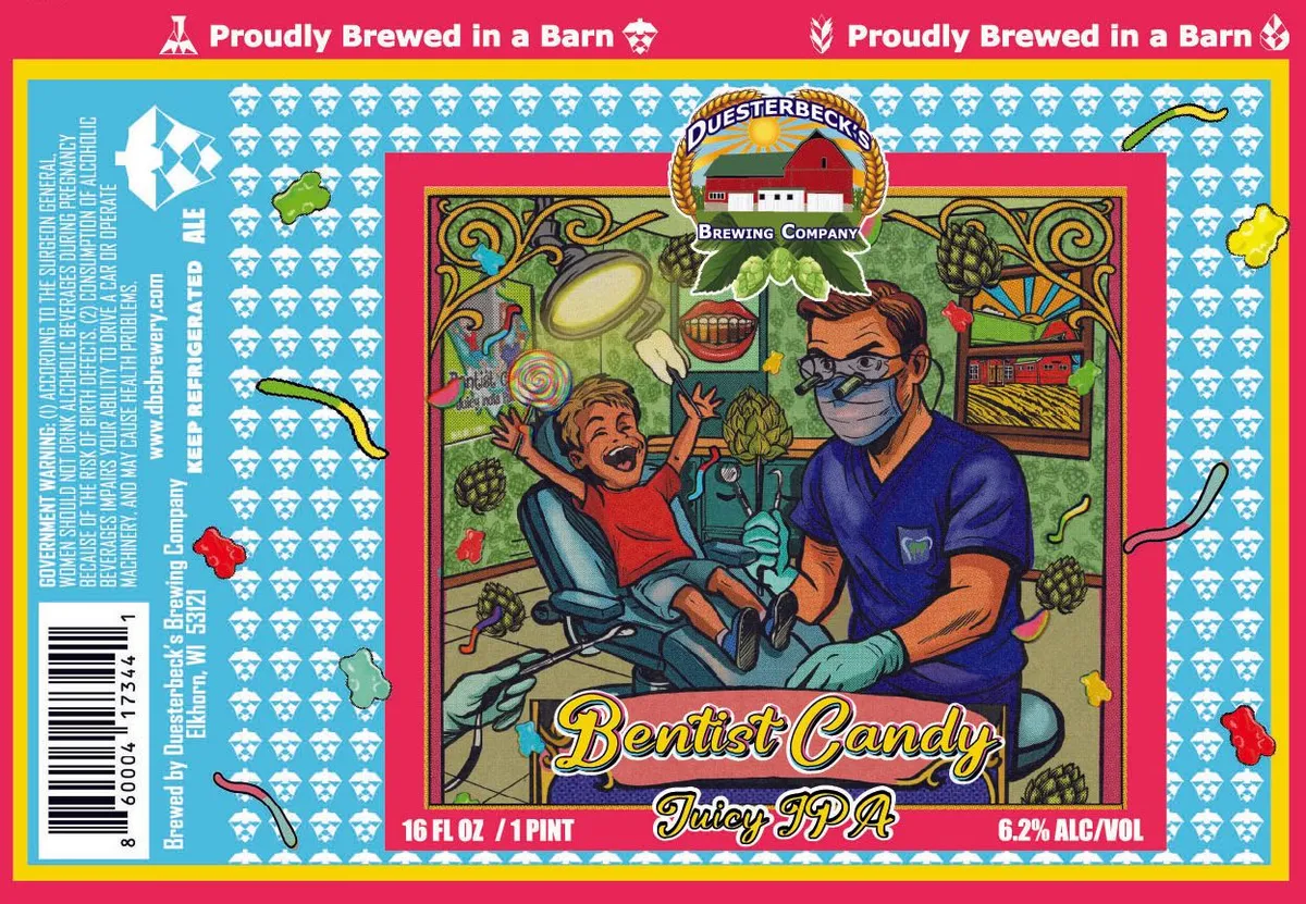 Juicy Ipa label