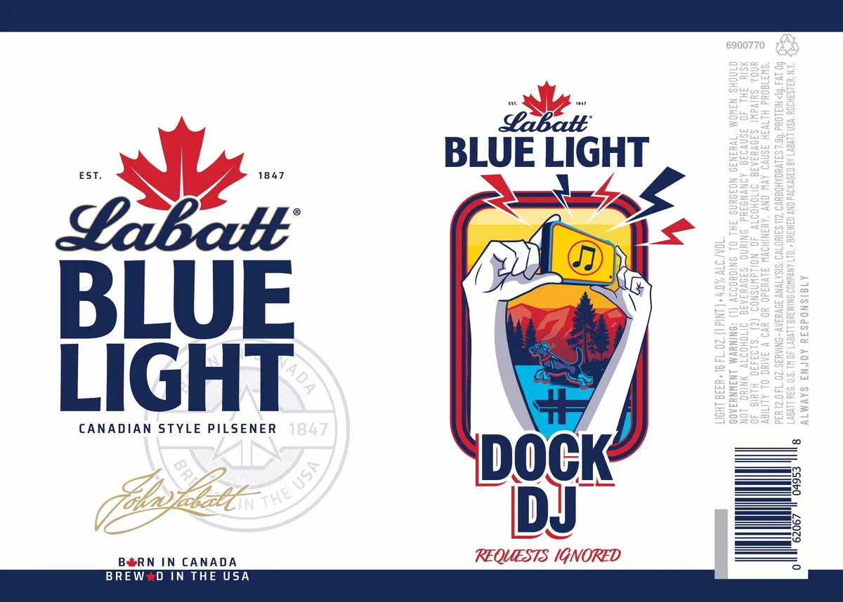 Blue Light label