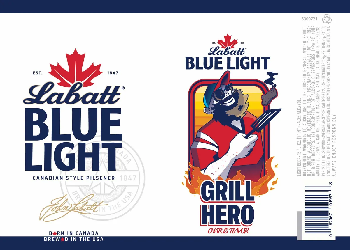 Blue Light label