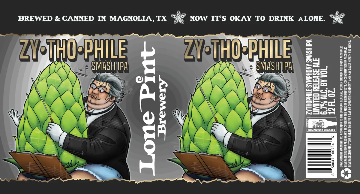 Zythophile Symphony Smash IPA label