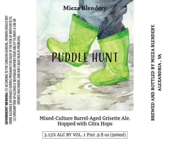 Puddle Hunt label