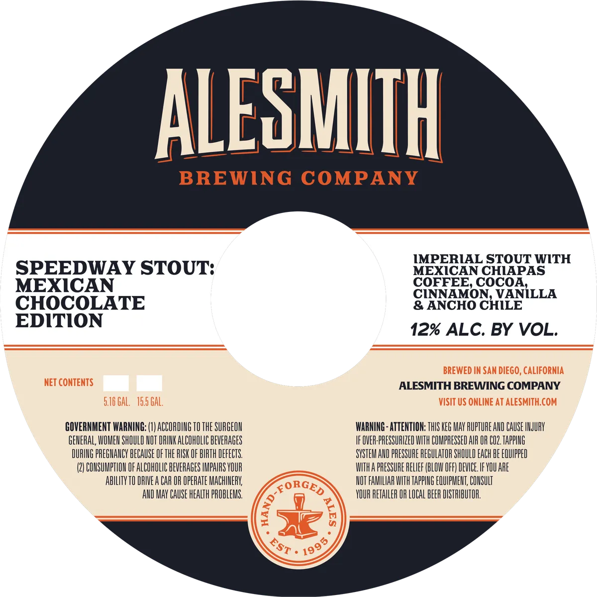 Speedway Stout: Mexican Chocolate Edition label