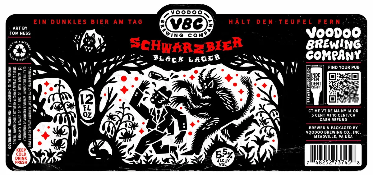 Schwarzbier label