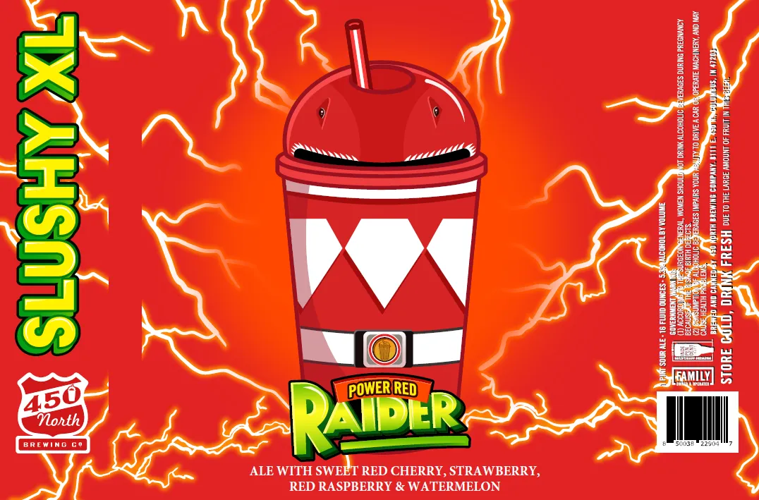 Power Red Raider label