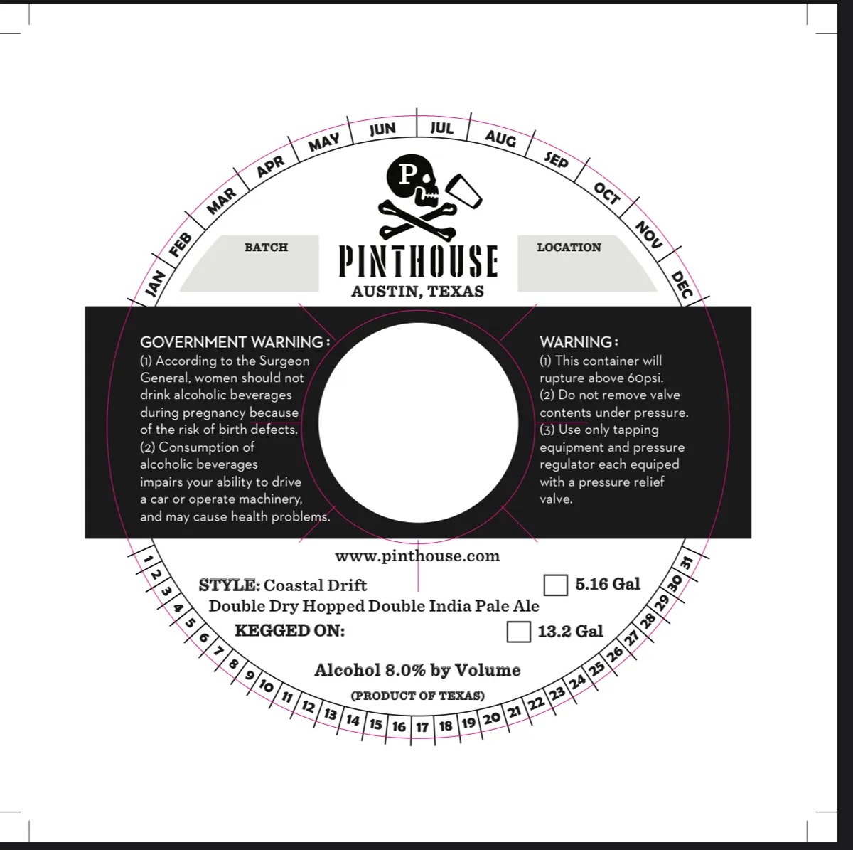 Coastal Drift label
