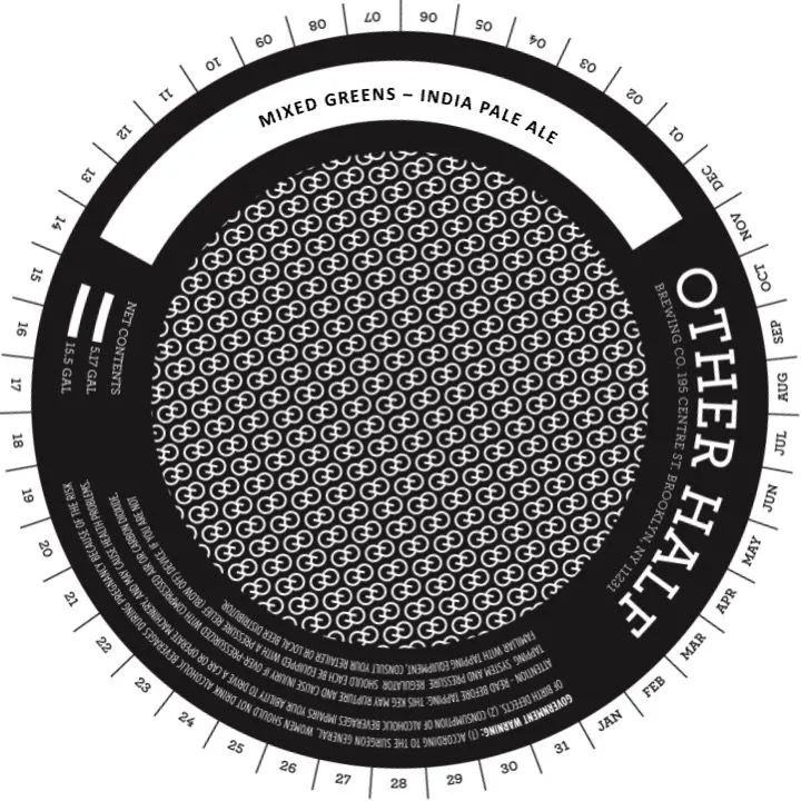 Mixed Greens label