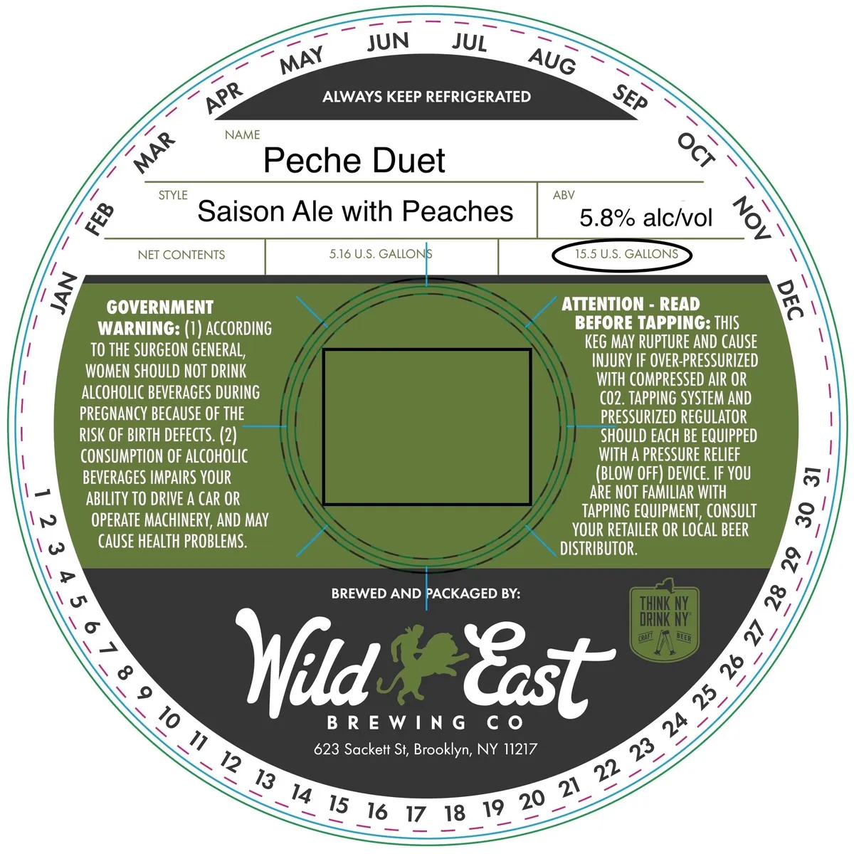 Peche Duet label