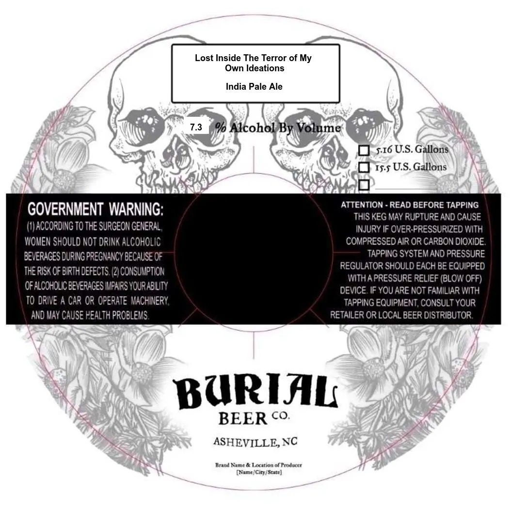 Lost Inside The Terror of My Own Ideations label
