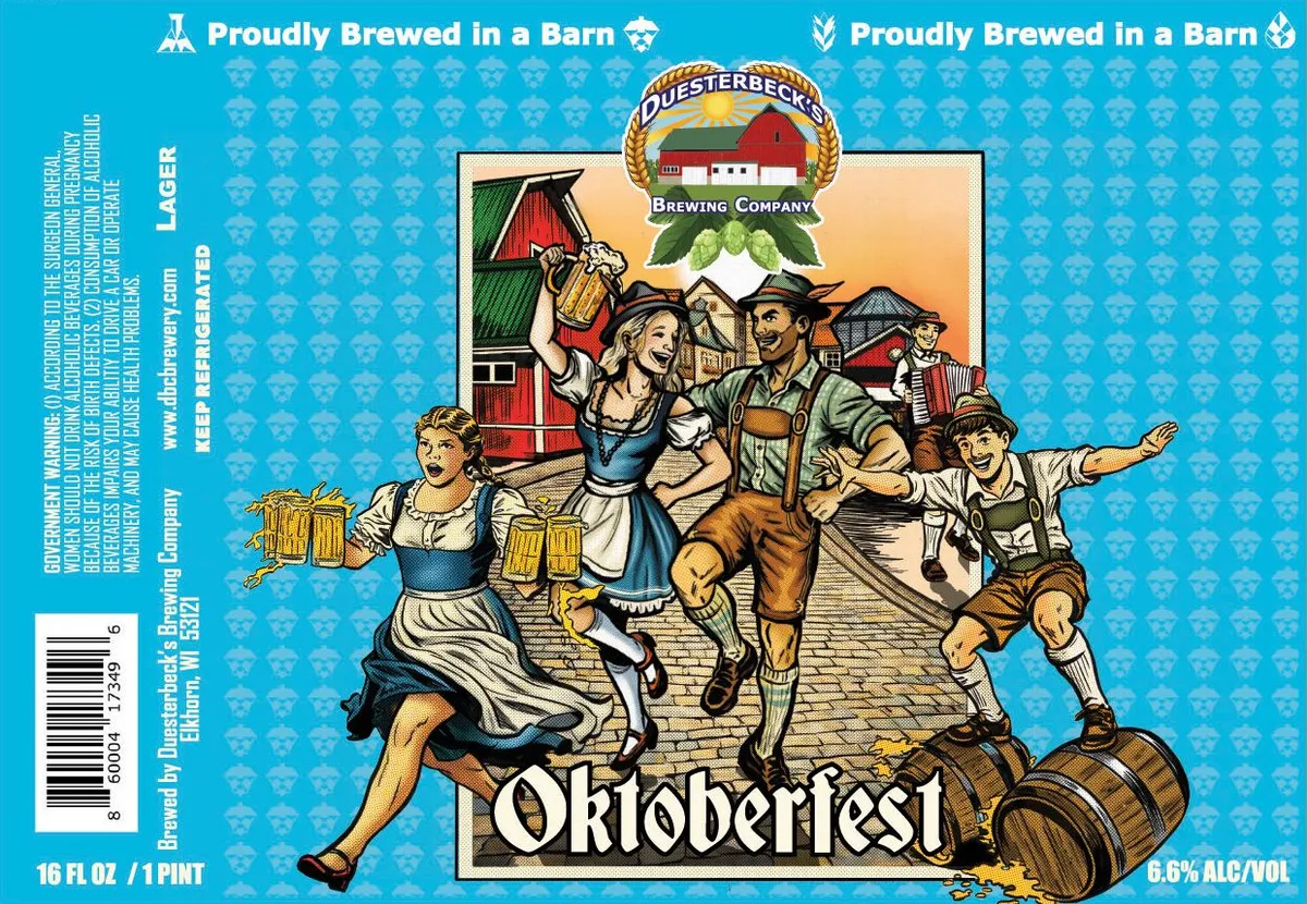 Oktoberfest label art — OKTOBERFEST