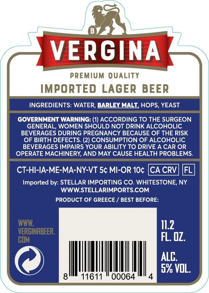 Vergina label