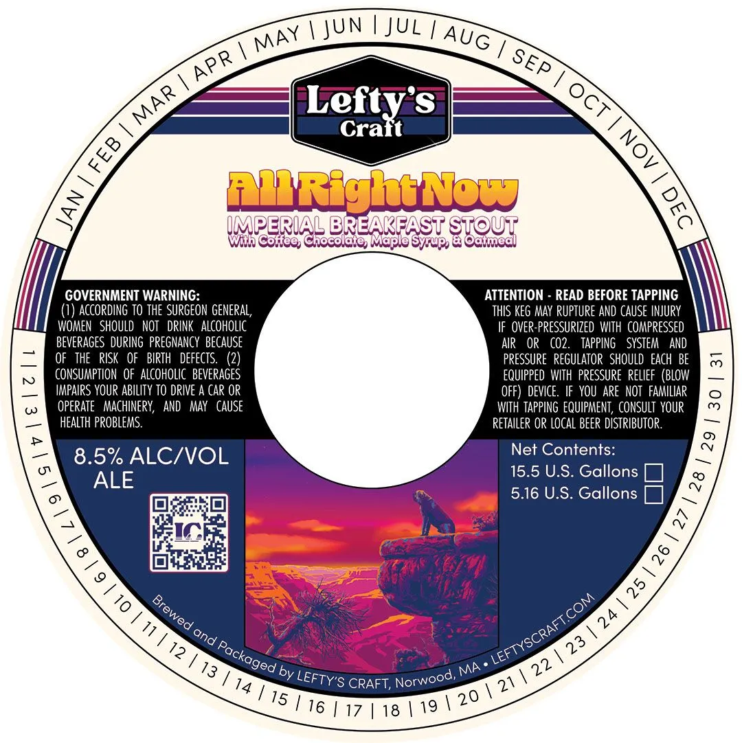 All Right Now label