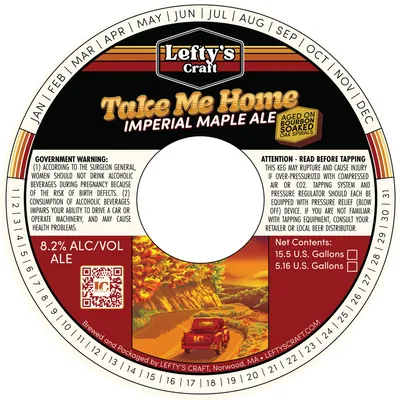Take Me Home label