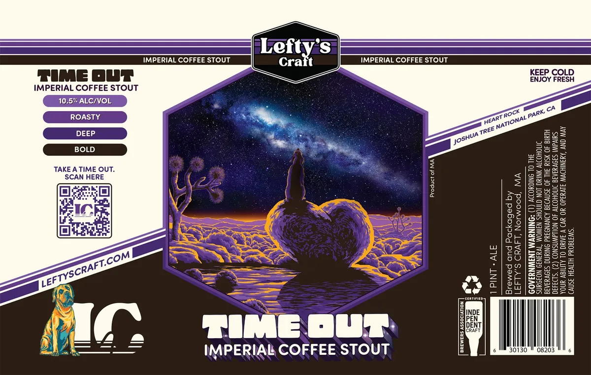 Time Out label art — LEFTY'S CRAFT