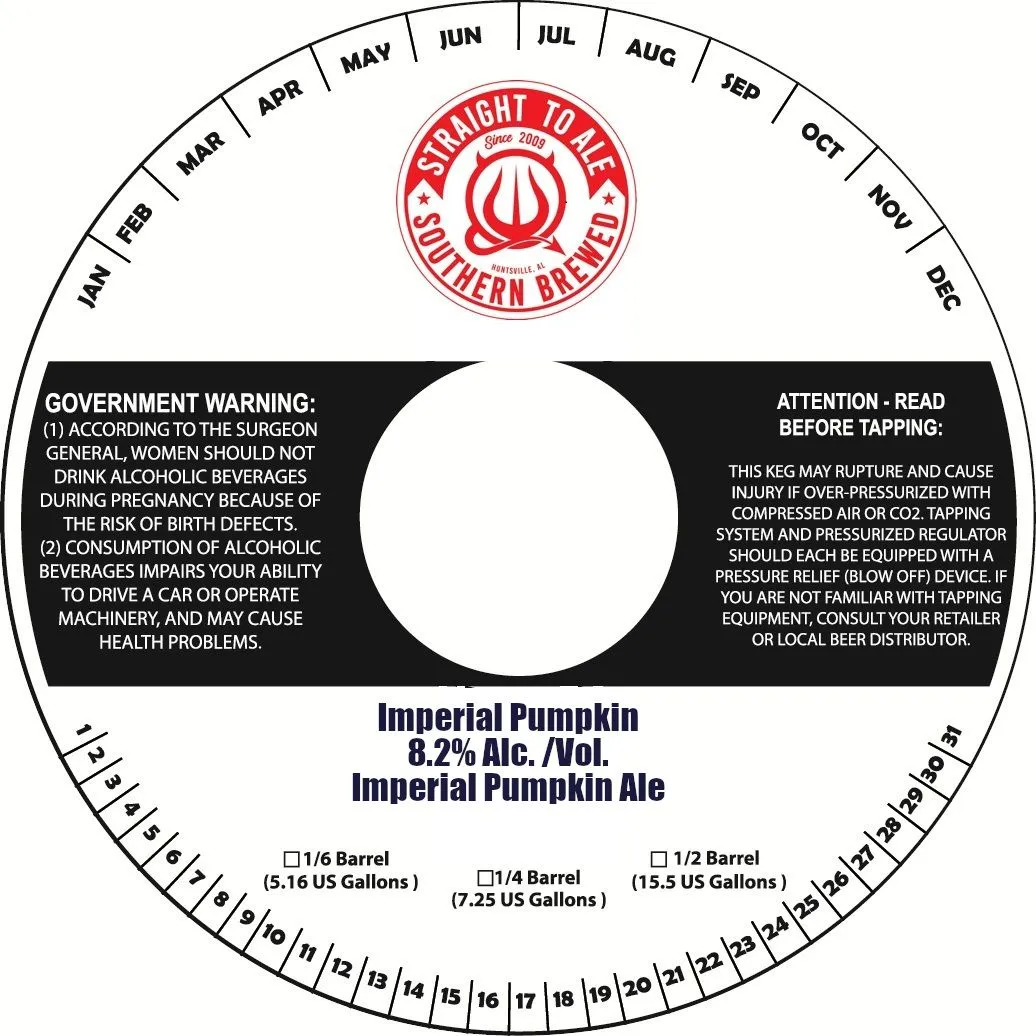 Imperial Pumpkin label