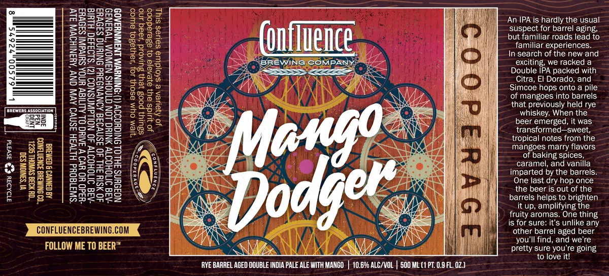 Mango Dodger label art — MANGO DODGER