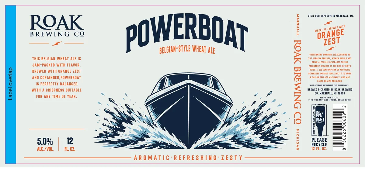 Powerboat label