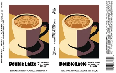 Double Latte label