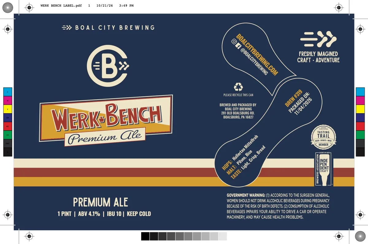 Werk Bench Premium Ale label