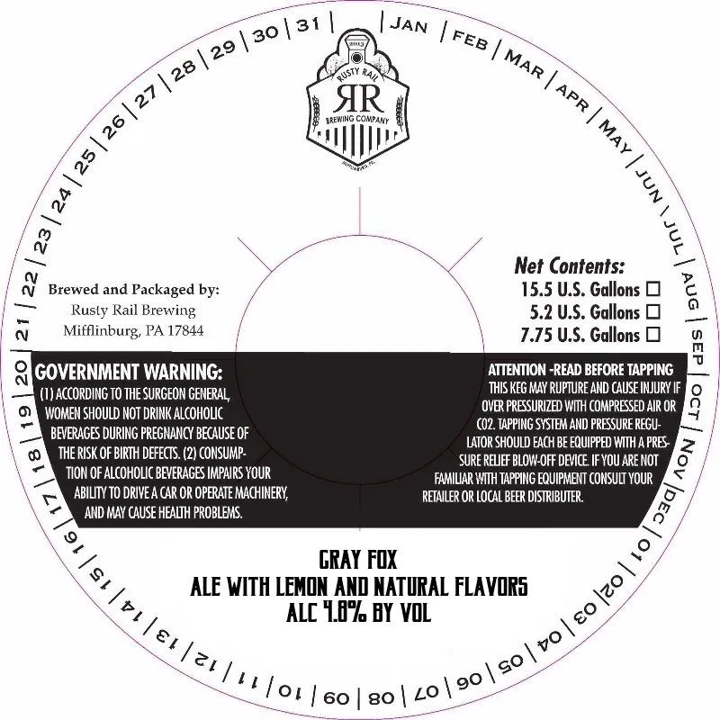 Gray Fox label