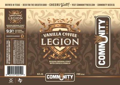 Vanilla Coffee Legion label