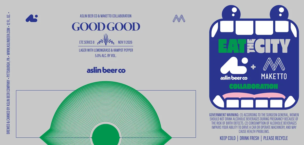 Good Good label art — ASLIN BEER CO