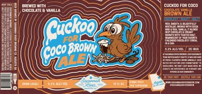 Cuckoo For Coco Brown Ale label