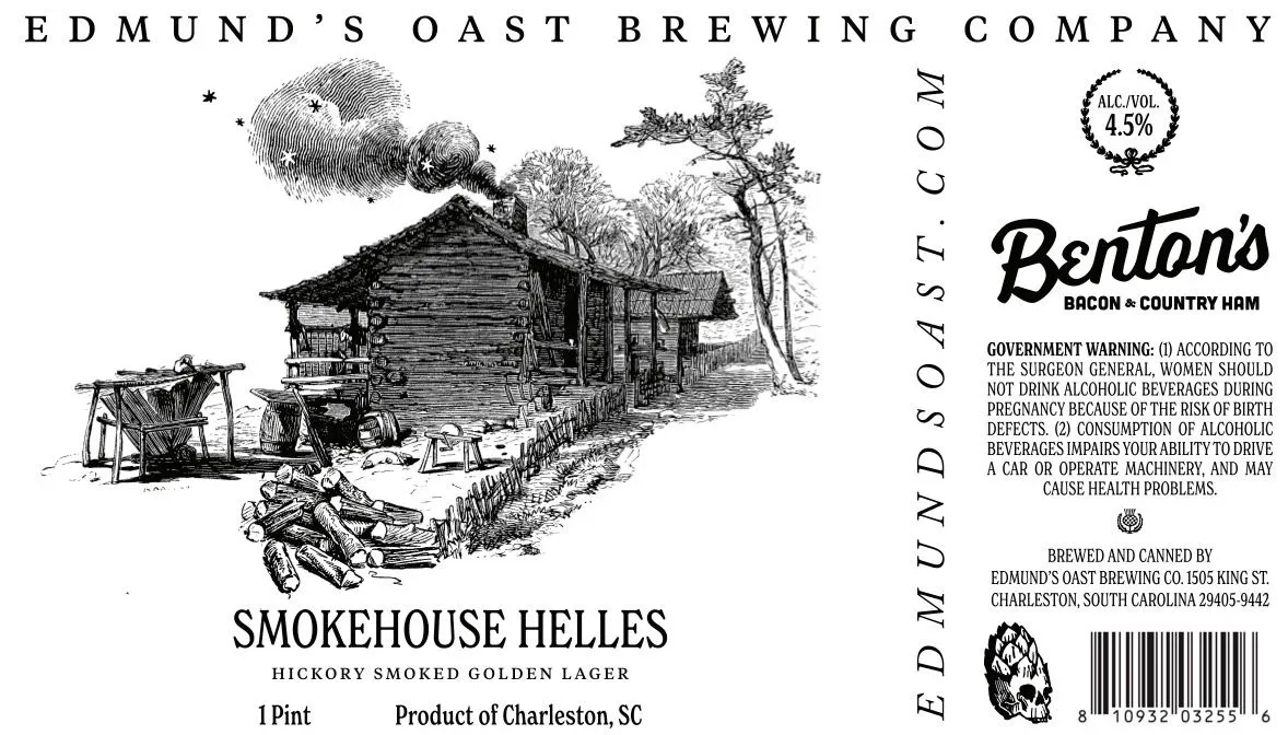 Smokehouse Helles label