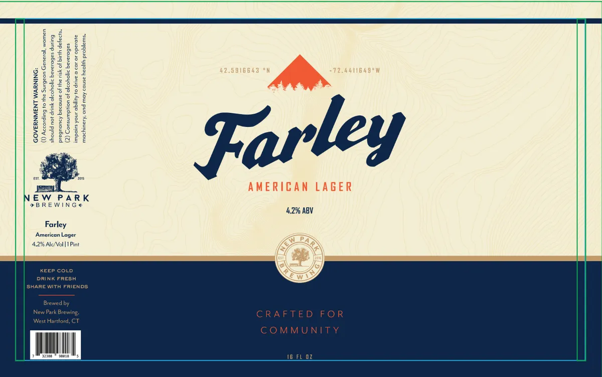 Farley label art — FARLEY