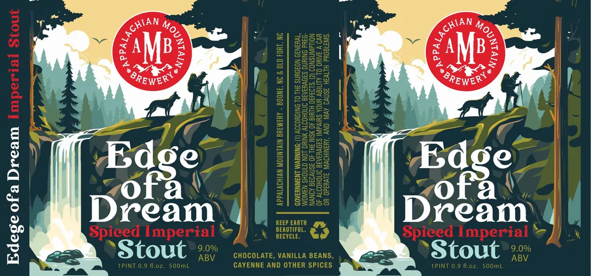 Edge of a Dream label art — APPALACHIAN MOUNTAIN BREWERY