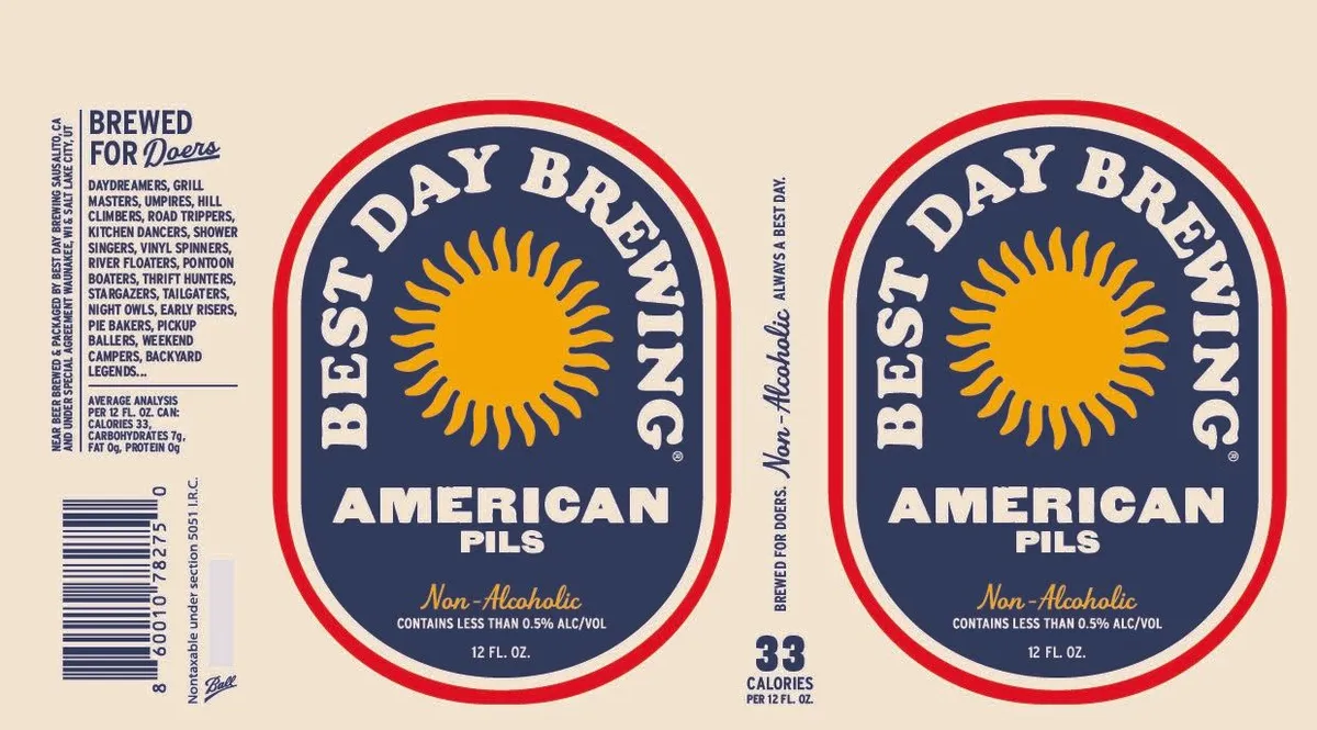 American Pils label