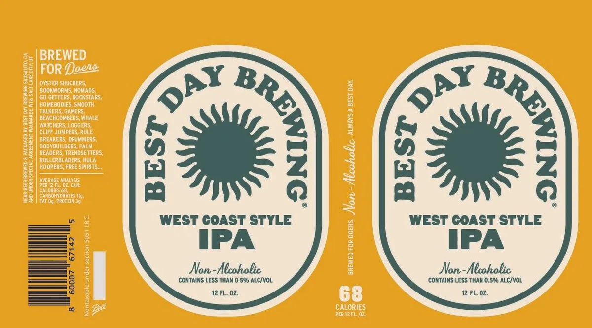 West Coast Style IPA label