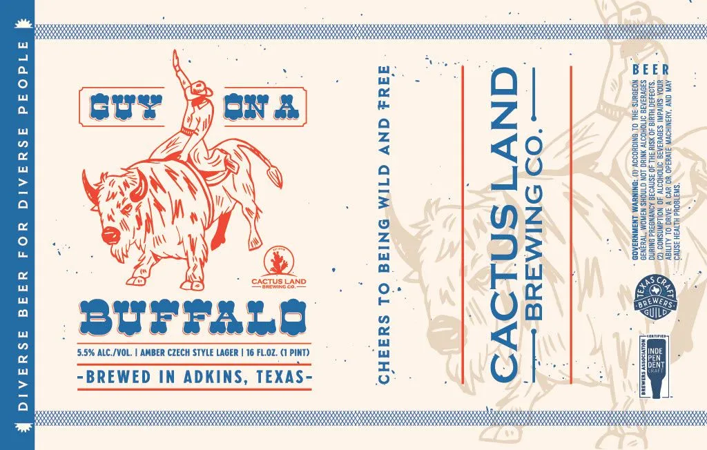 Guy On A Buffalo label