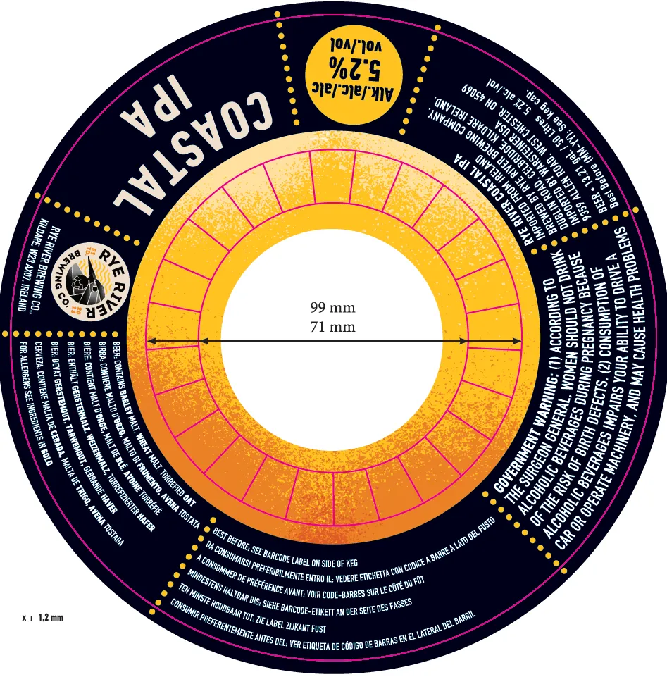 Coastal IPA label
