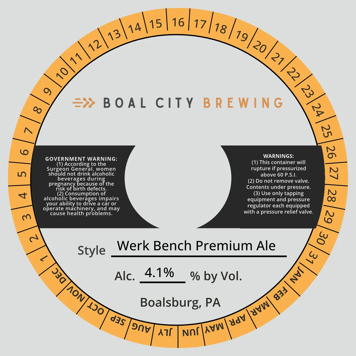 Werk Bench Premium Ale label