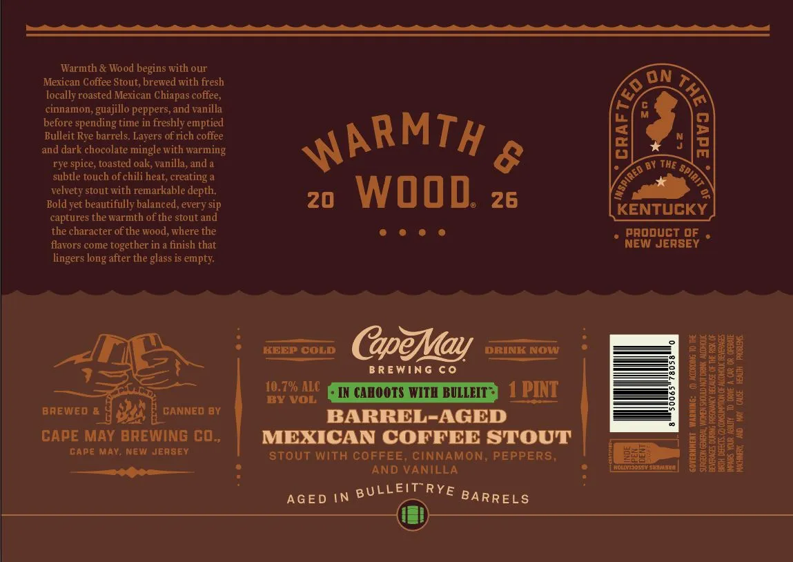 Warmth & Wood label